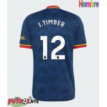 Camiseta Arsenal Jurrien Timber #12 Visitante Equipación 2026-27 manga corta